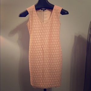 Pink lace dress
